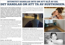 Intimacy is not about getting naked